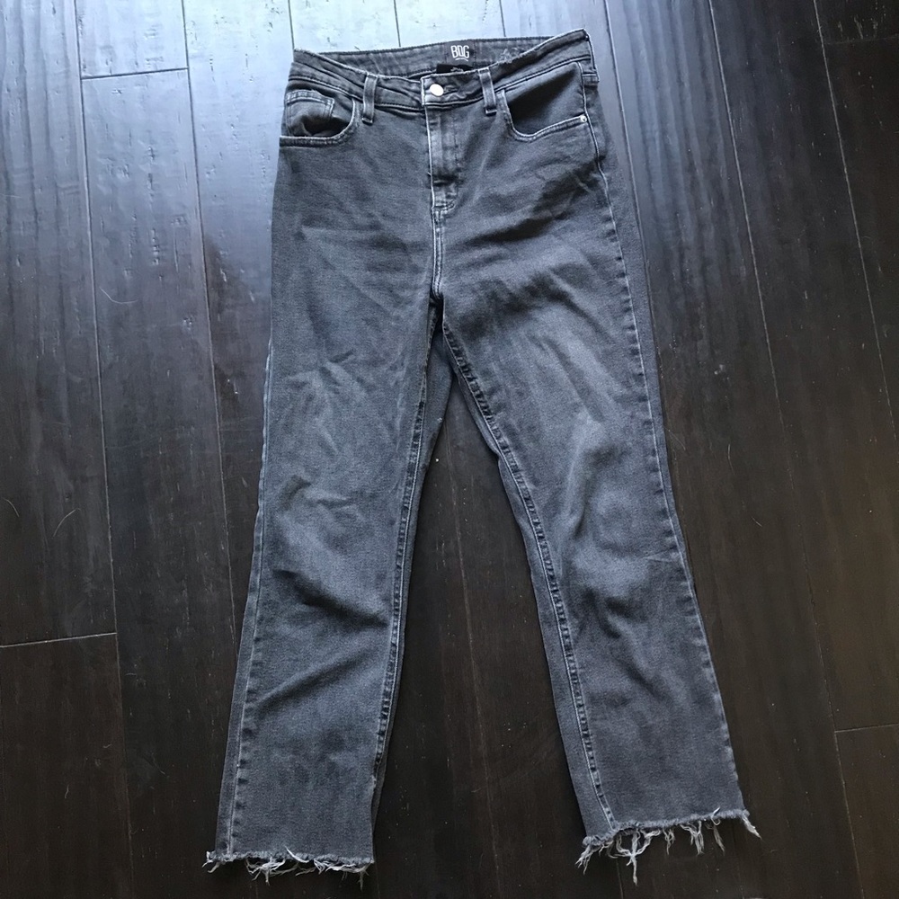 BDG High Rise Cropped Kick Flare Jeans